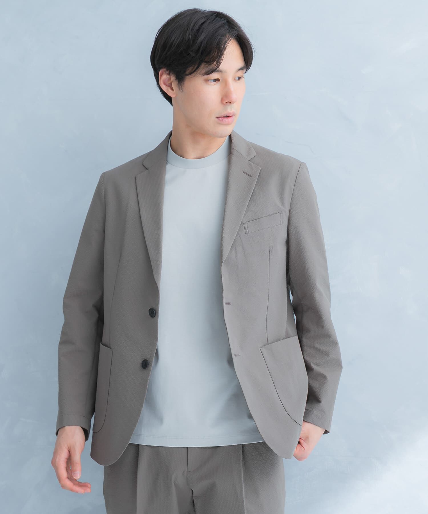 URBAN RESEARCH DOORS「LIFE STYLE TAILOR　シアサッカーストレッチジャケット」|その他|