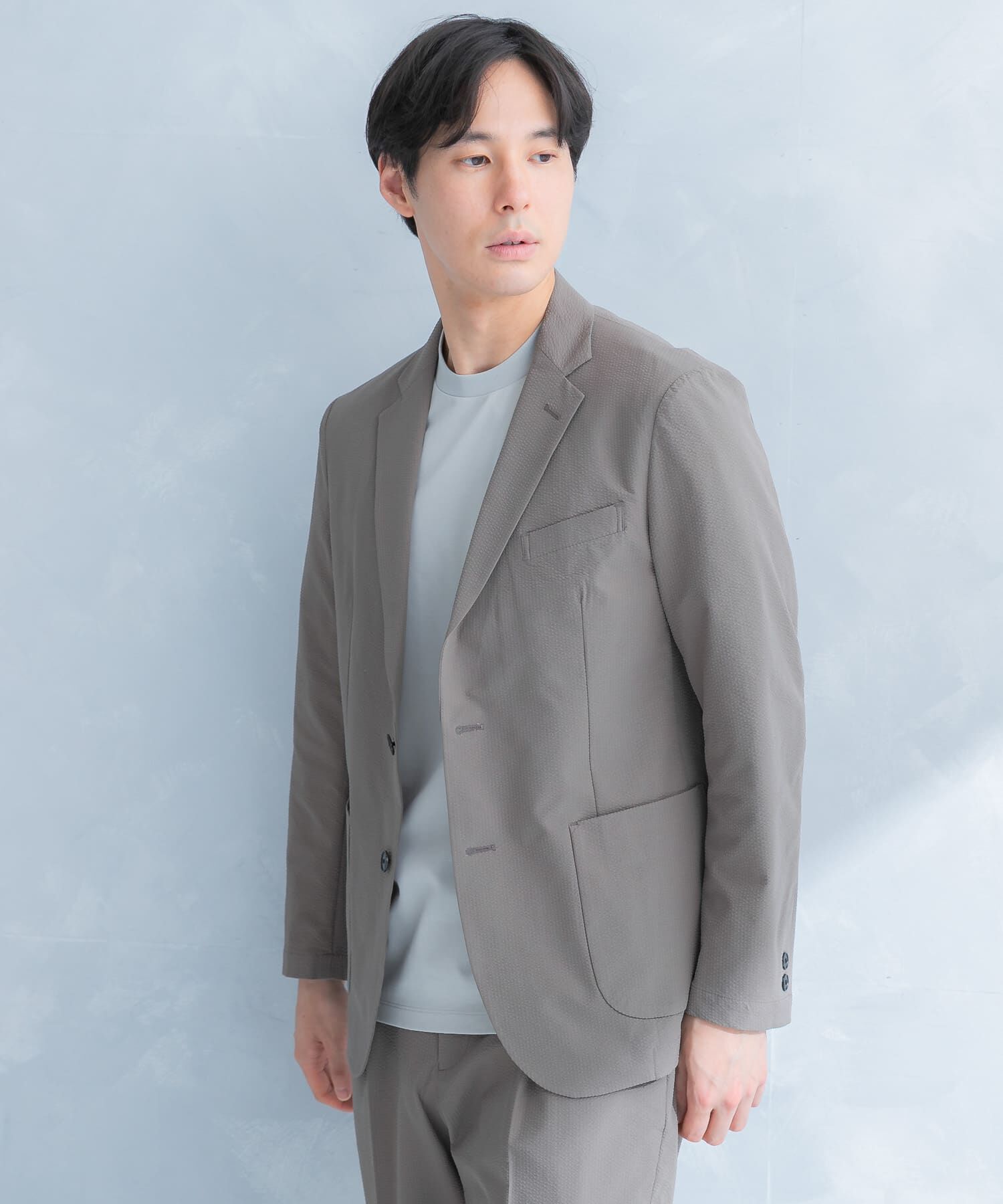 URBAN RESEARCH DOORS「LIFE STYLE TAILOR　シアサッカーストレッチジャケット」|その他|
