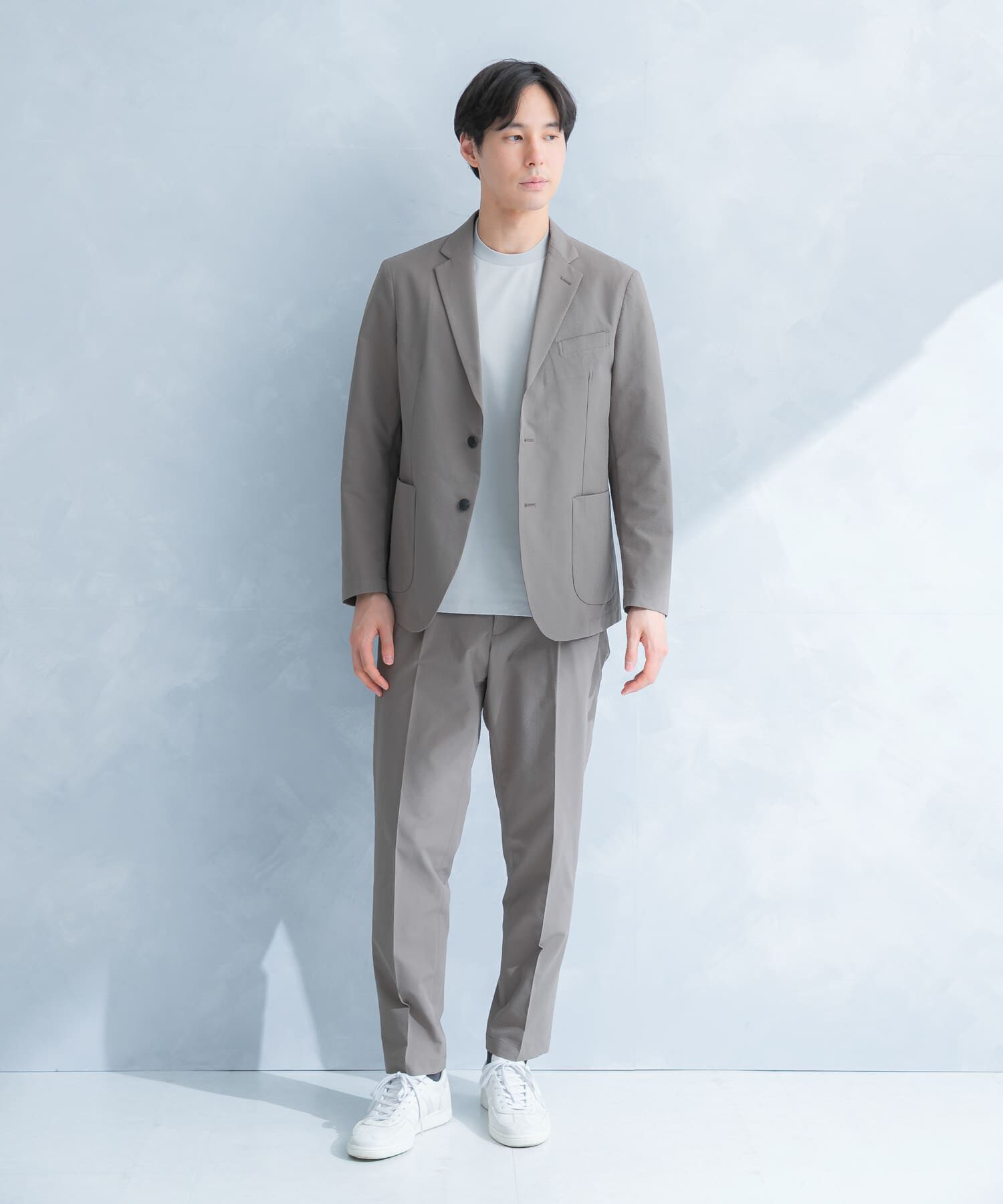 URBAN RESEARCH DOORS「LIFE STYLE TAILOR　シアサッカーストレッチジャケット」|その他|