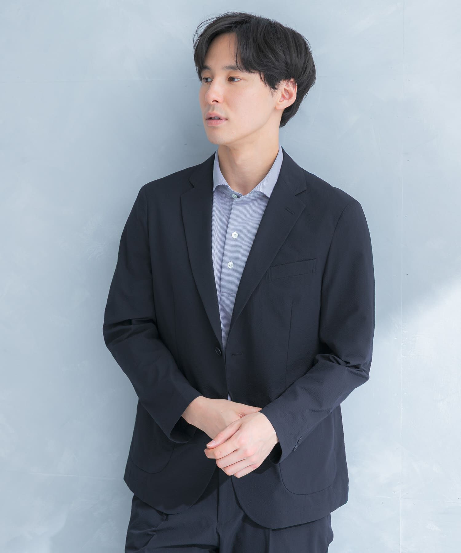URBAN RESEARCH DOORS「LIFE STYLE TAILOR　シアサッカーストレッチジャケット」|その他|