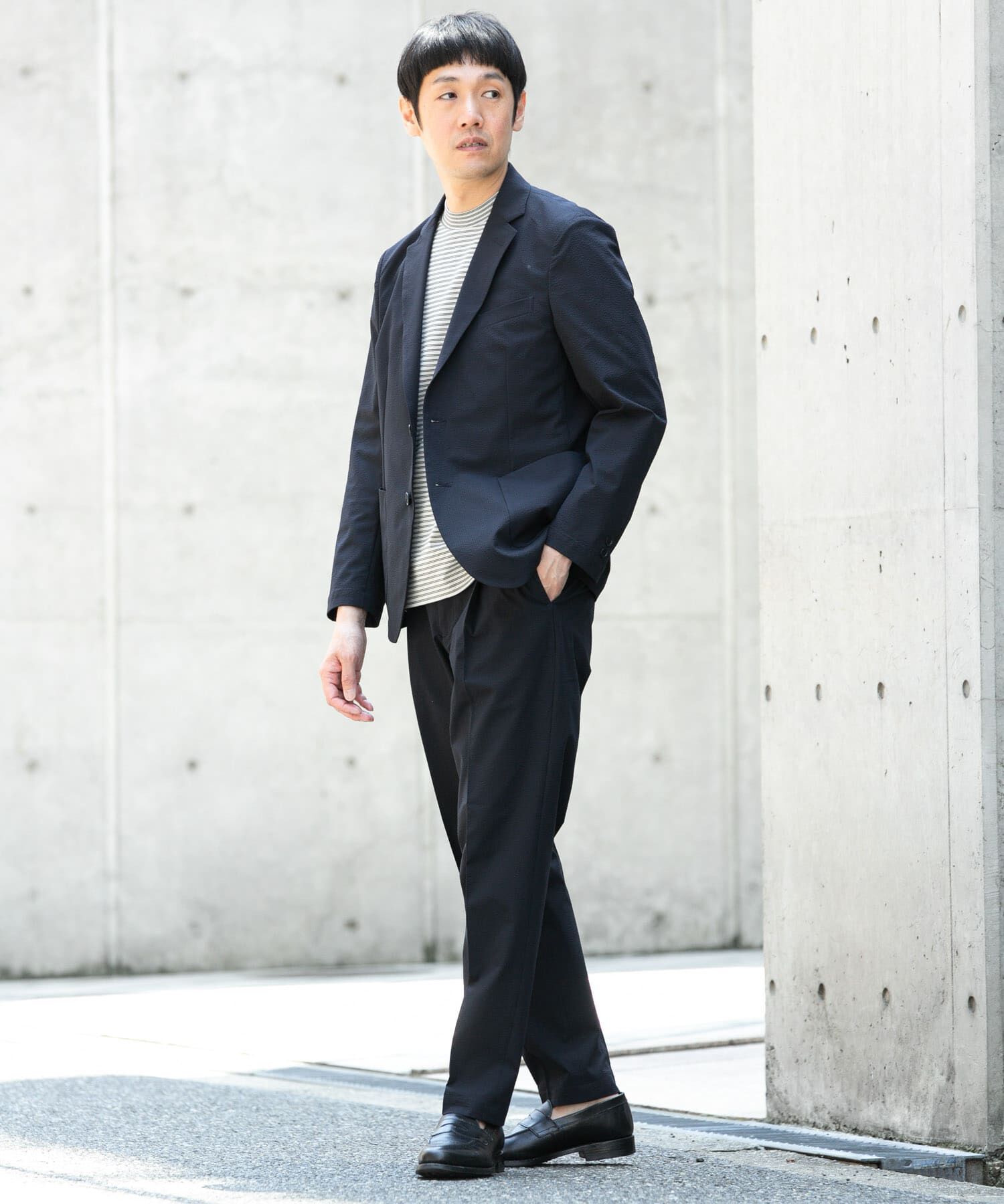 URBAN RESEARCH DOORS「LIFE STYLE TAILOR　シアサッカーストレッチジャケット」|その他|