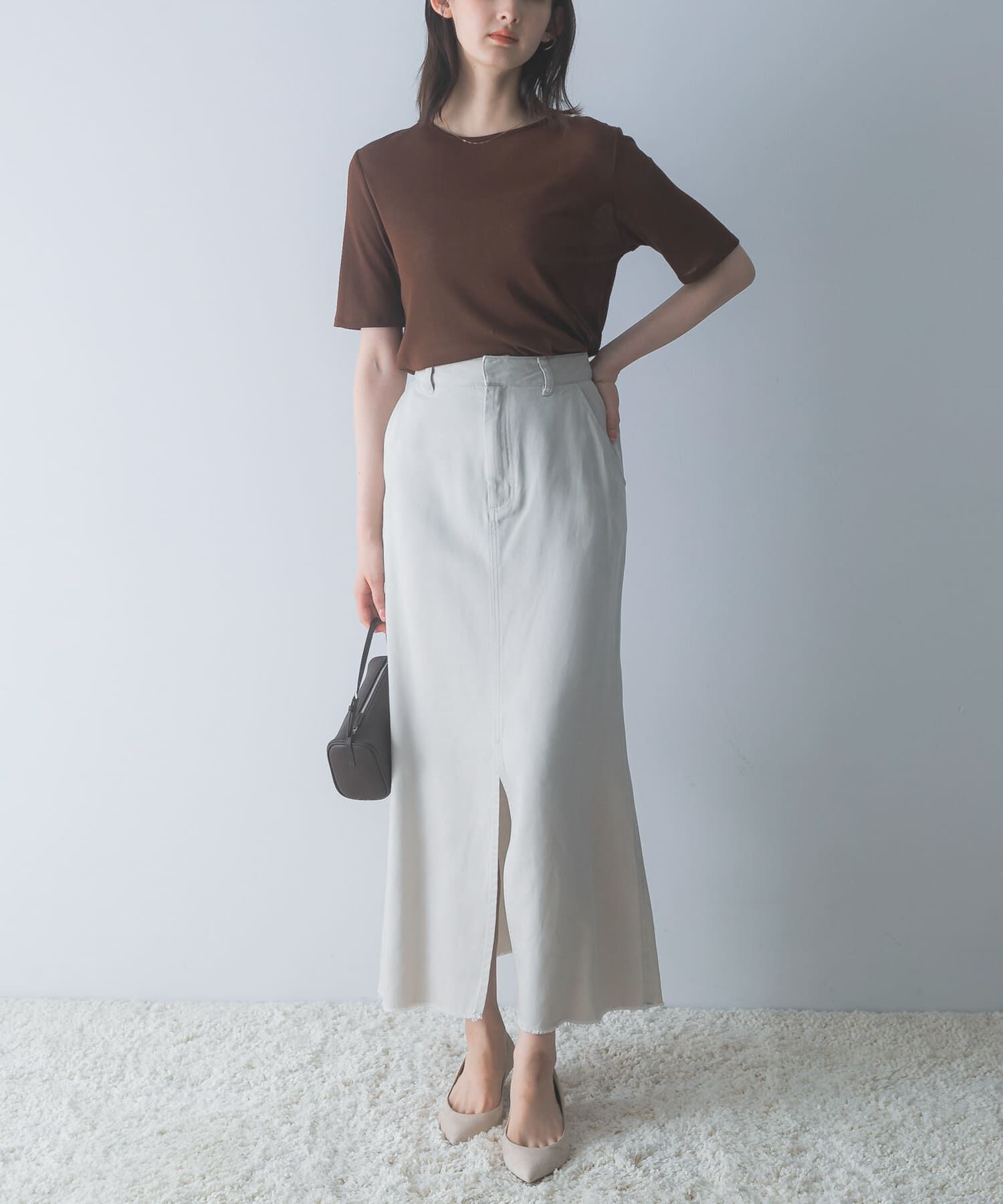 URBAN RESEARCH ROSSO「バックリボンカットソー」|Tシャツ・カットソー|