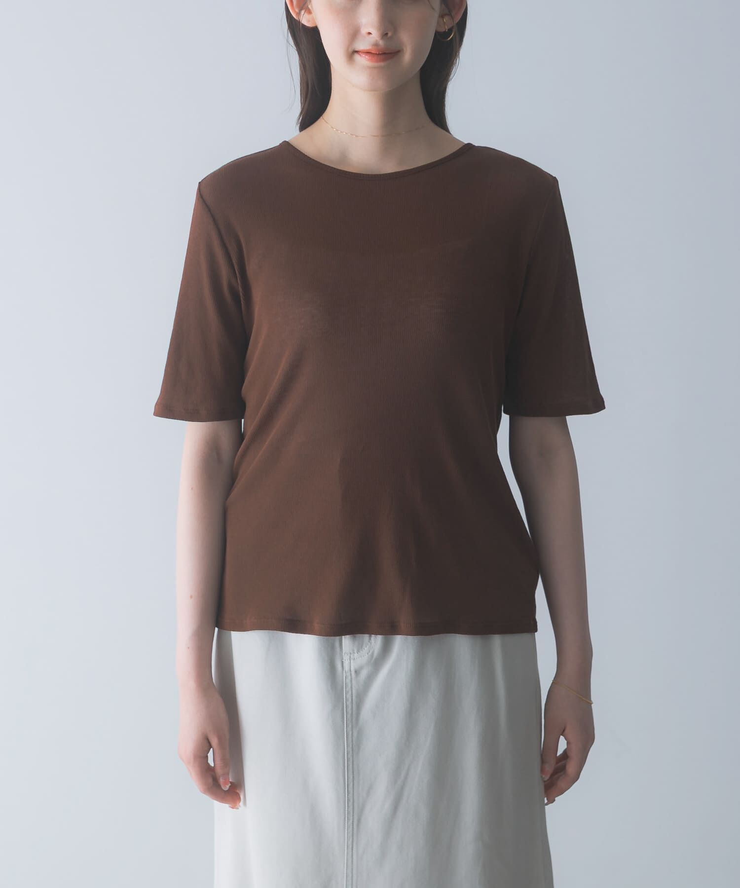 URBAN RESEARCH ROSSO「バックリボンカットソー」|Tシャツ・カットソー|