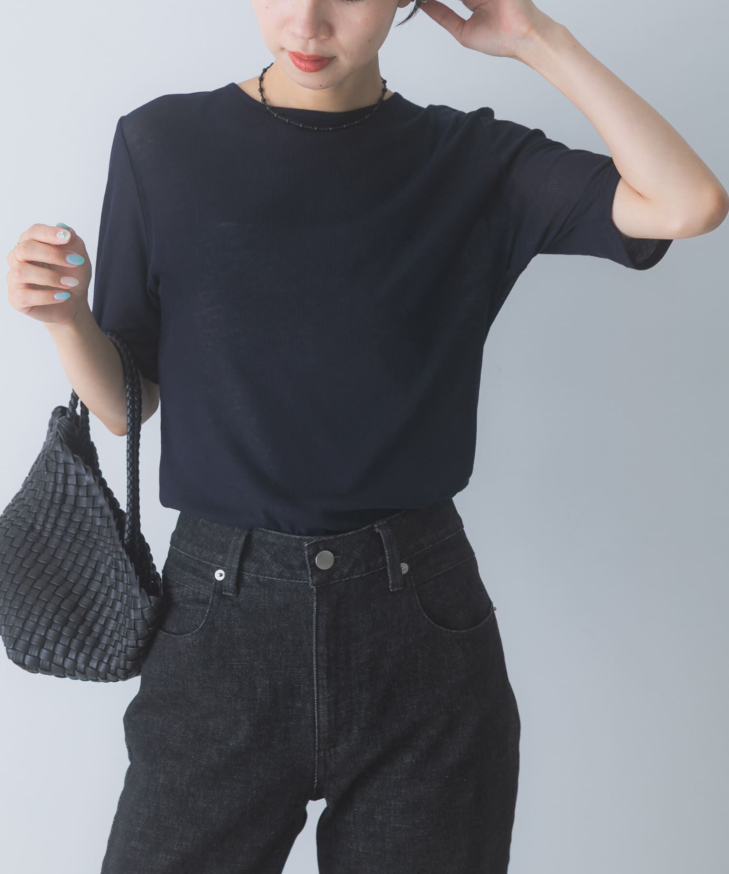 URBAN RESEARCH ROSSO「バックリボンカットソー」|Tシャツ・カットソー|