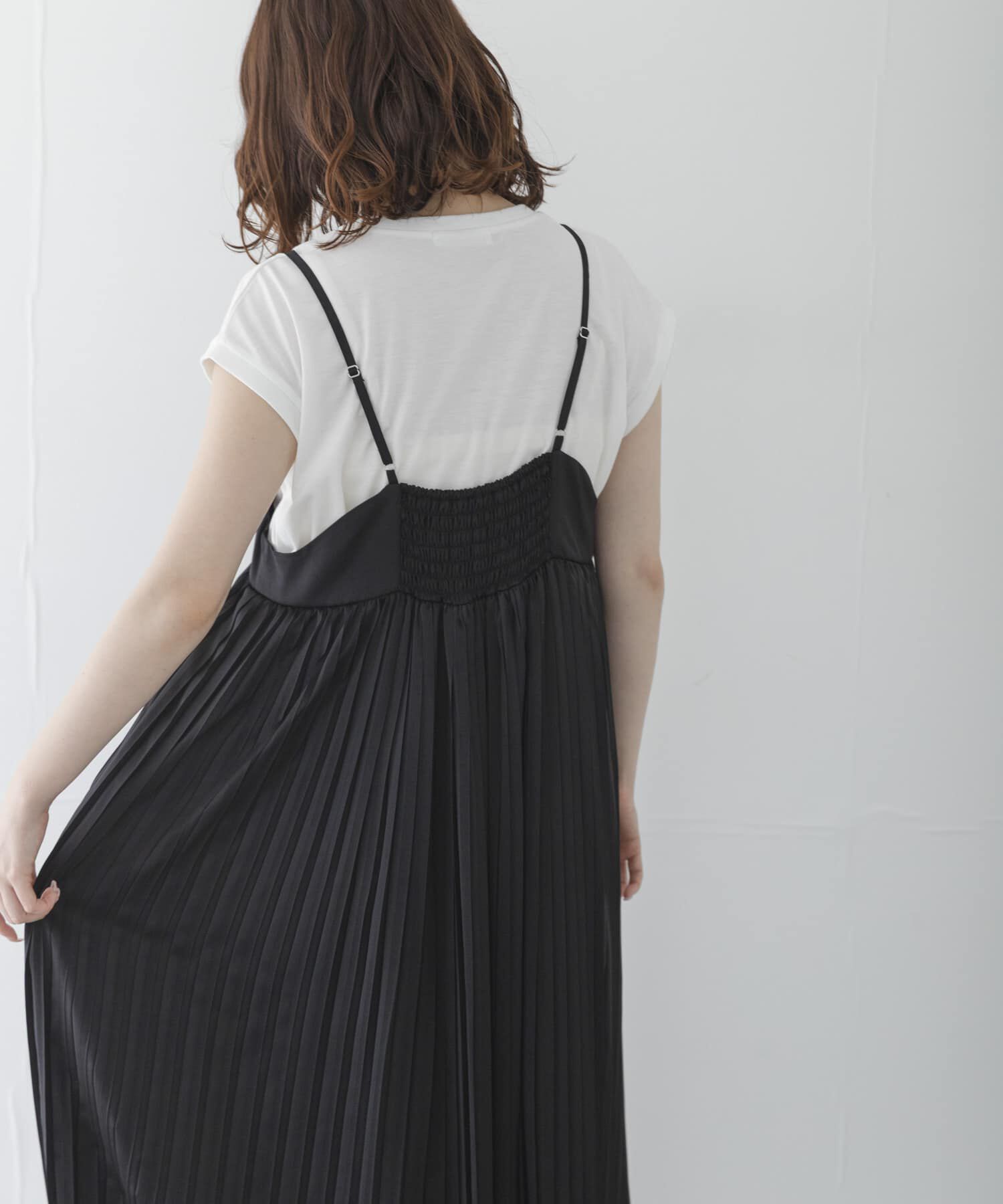 Sonny Label 「『WEB限定』Tシャツ&times;プリーツキャミワンピース SET」|ワンピース|