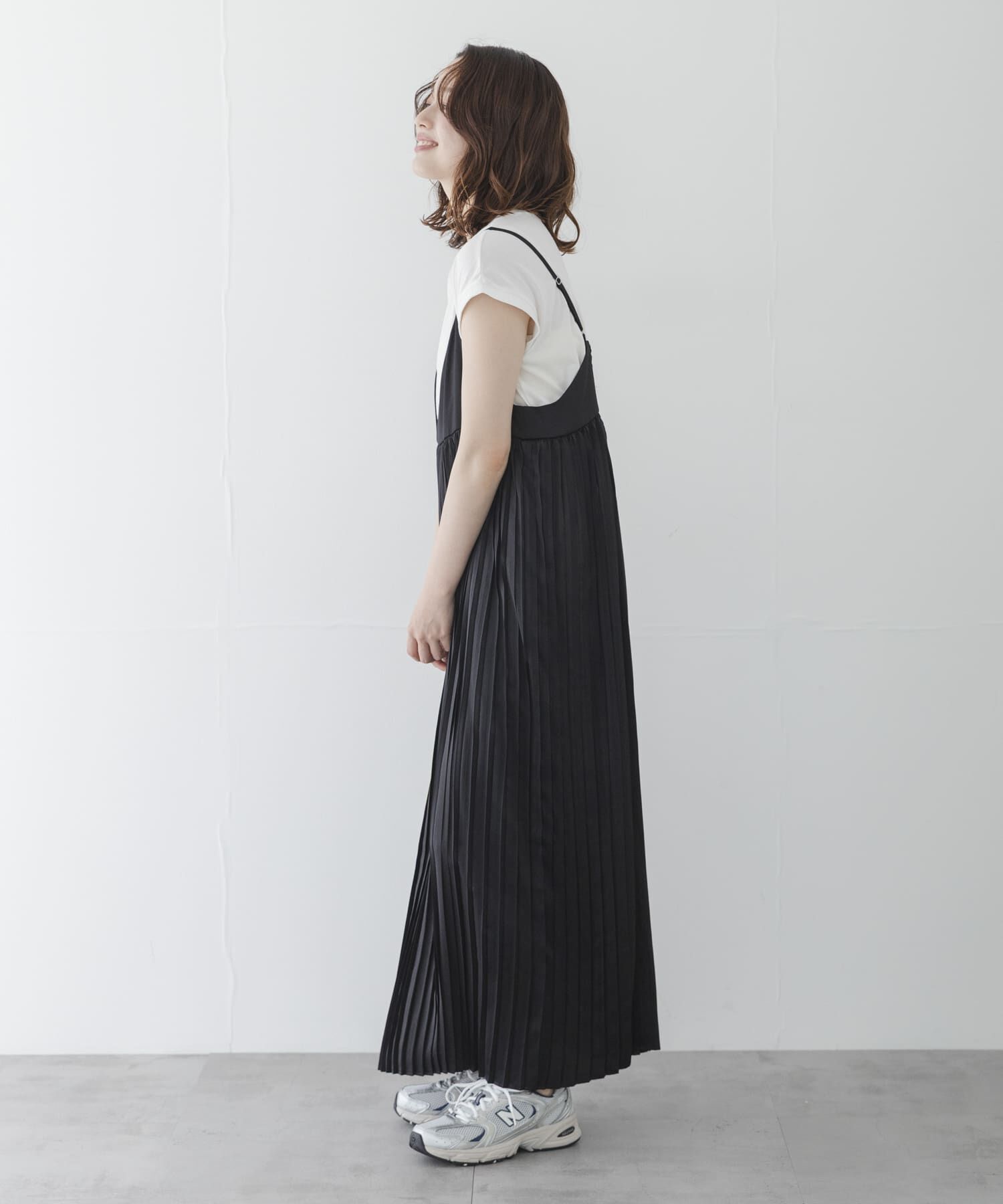 Sonny Label 「『WEB限定』Tシャツ&times;プリーツキャミワンピース SET」|ワンピース|