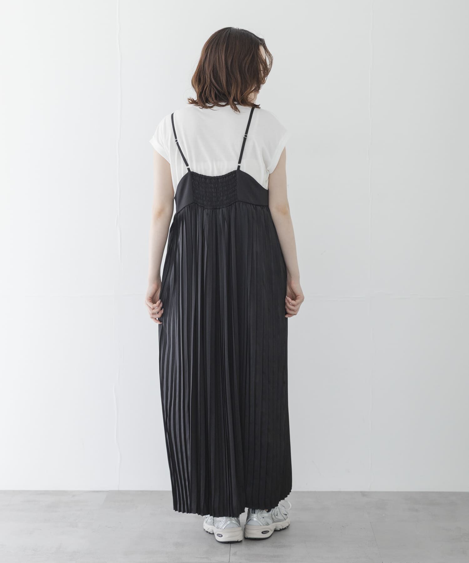 Sonny Label 「『WEB限定』Tシャツ&times;プリーツキャミワンピース SET」|ワンピース|
