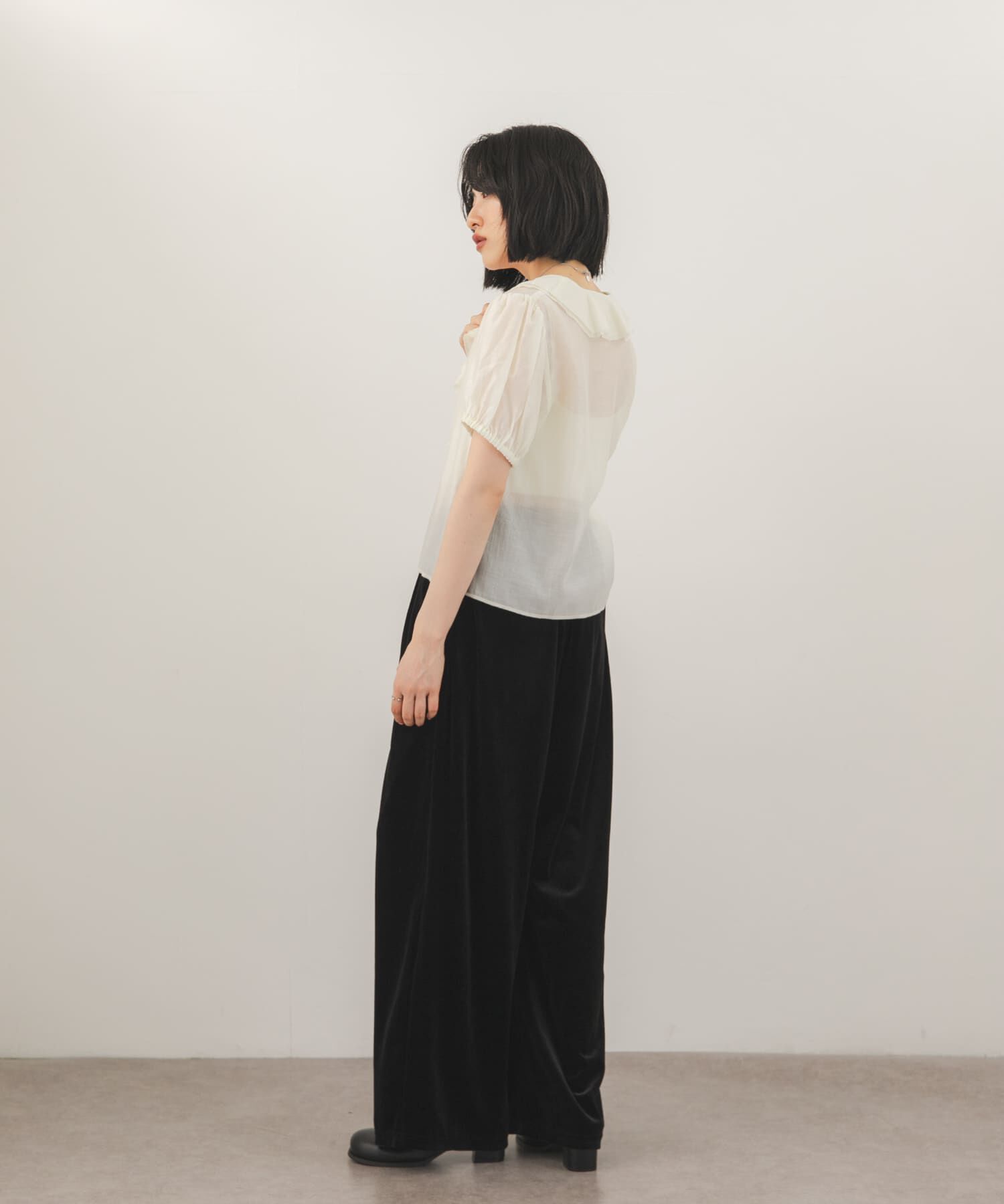  「フライボタンベロアパンツ」|その他|