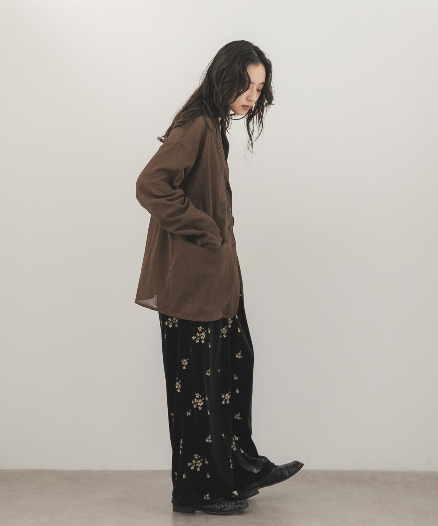  「フライボタンベロアパンツ」|その他|