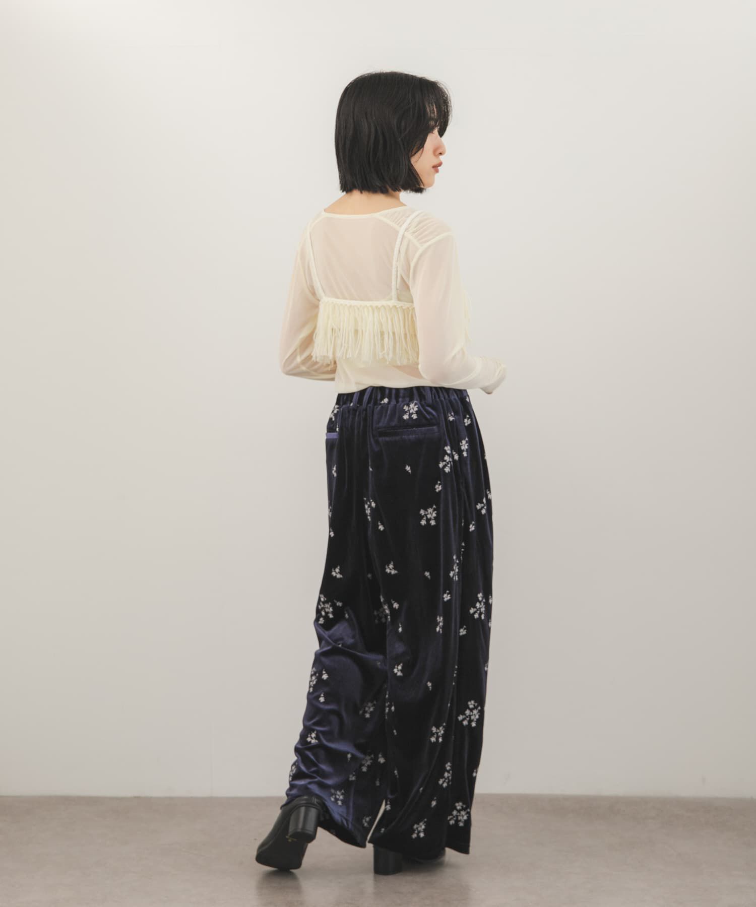  「フライボタンベロアパンツ」|その他|