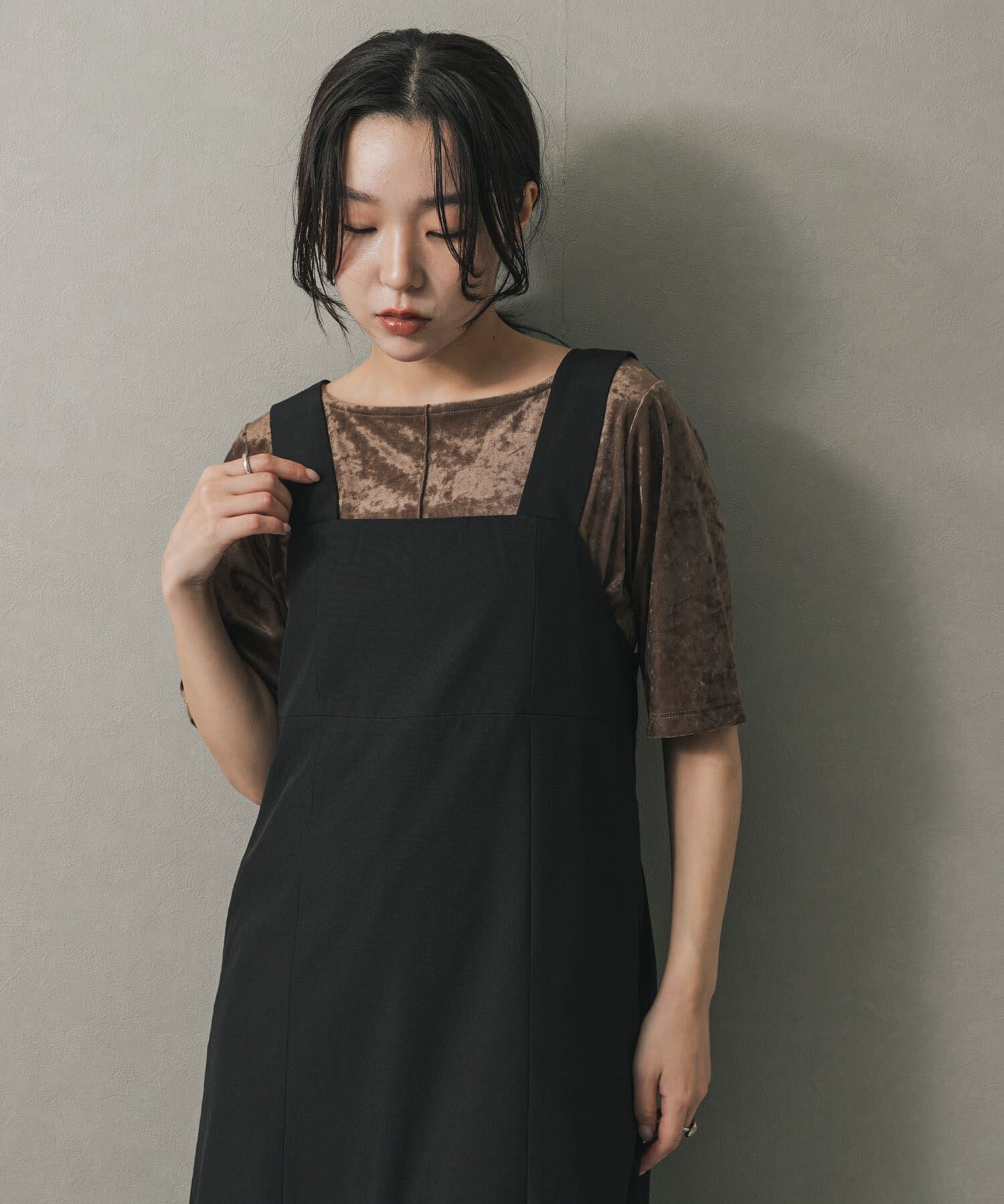 SENSE OF PLACE by URBAN RESEARCH「バルーンヘムジャンスカ」|ワンピース|