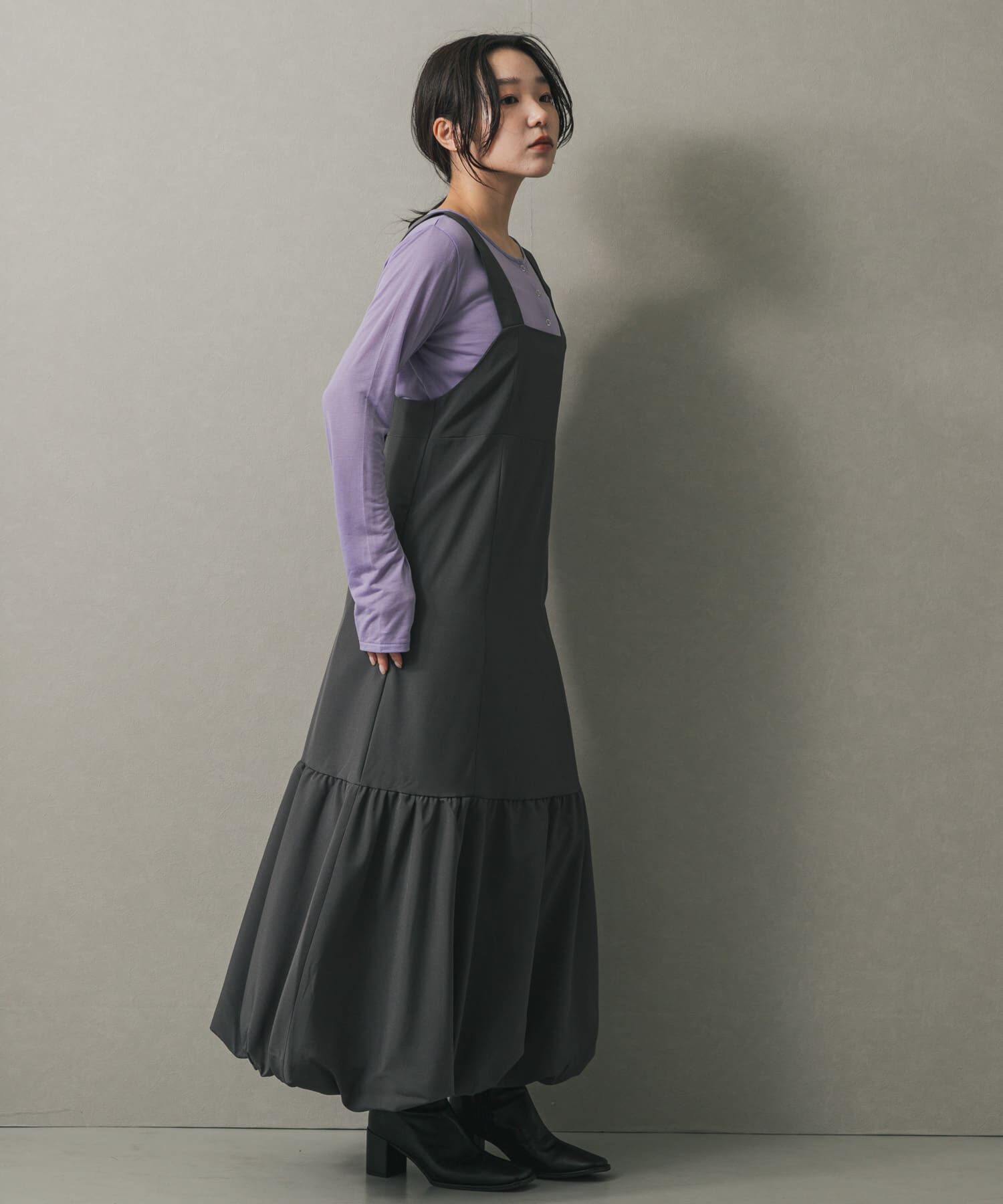 SENSE OF PLACE by URBAN RESEARCH「バルーンヘムジャンスカ」|ワンピース|
