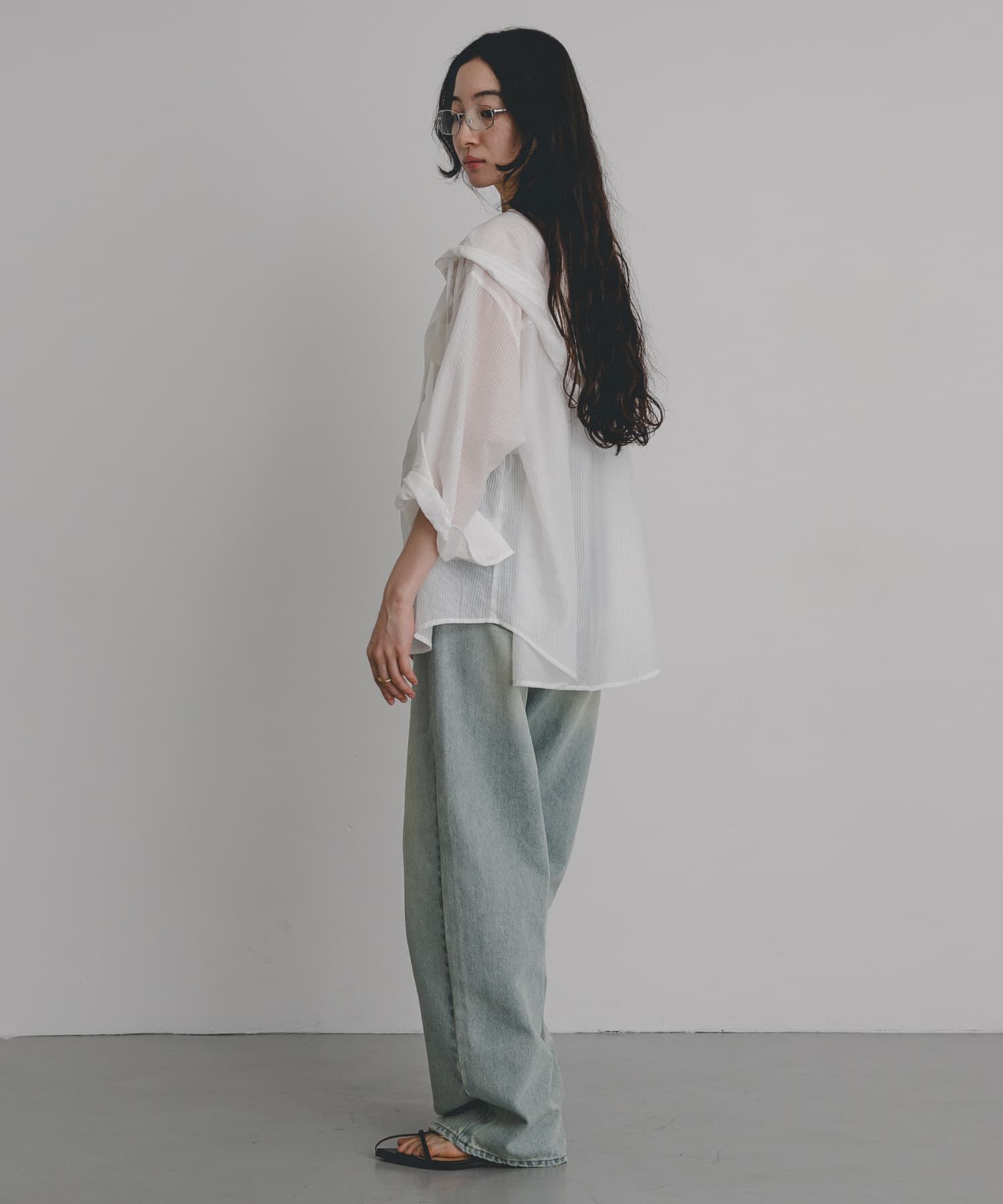 SENSE OF PLACE by URBAN RESEARCH「シアーフーディシャツ」|シャツ・ブラウス|
