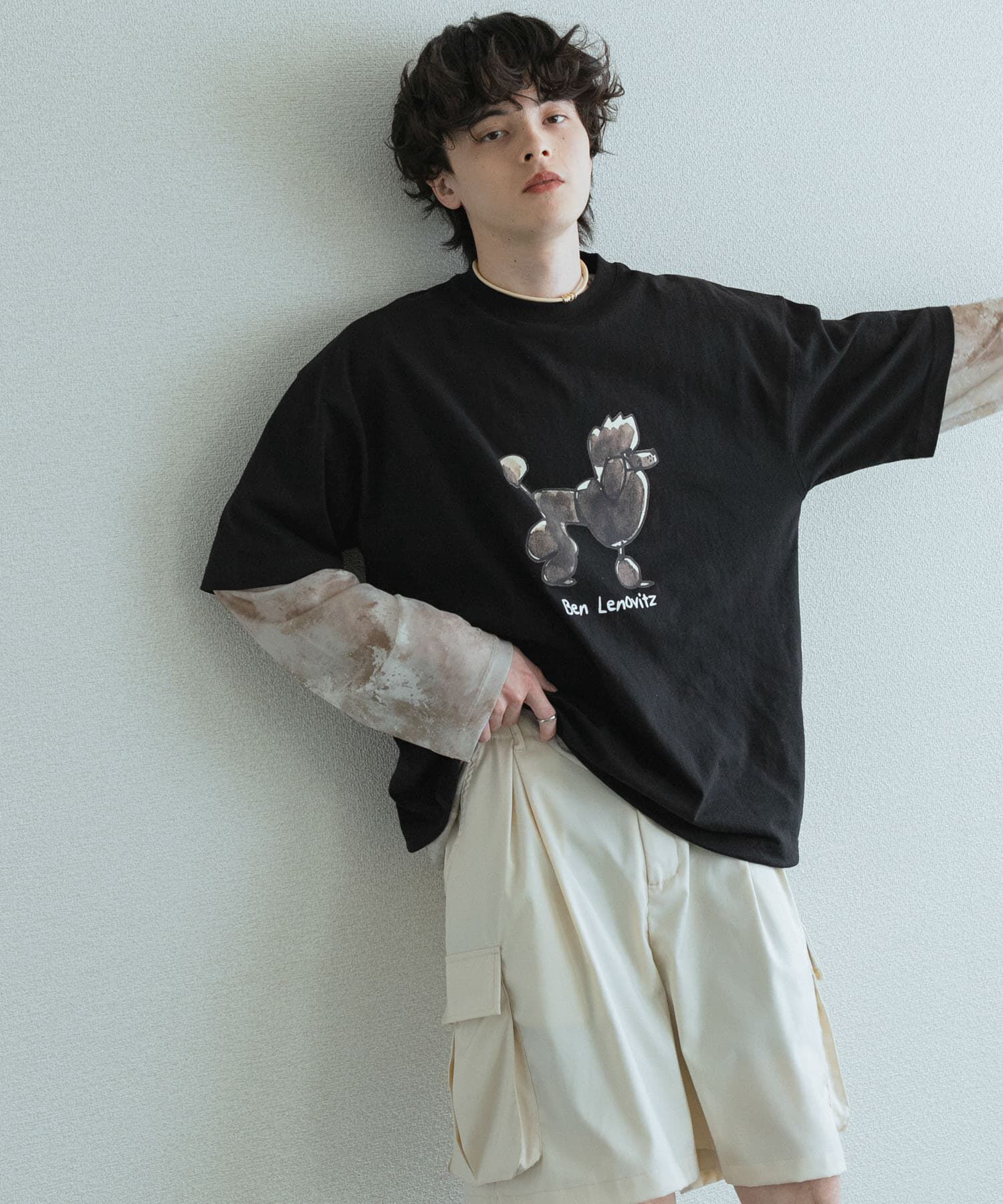 SENSE OF PLACE by URBAN RESEARCH「『別注』Ben Lenovitz&times;SENSE OF PLACE　SHORT-SLEEVE T-SHIRTS」|Tシャツ・カットソー|
