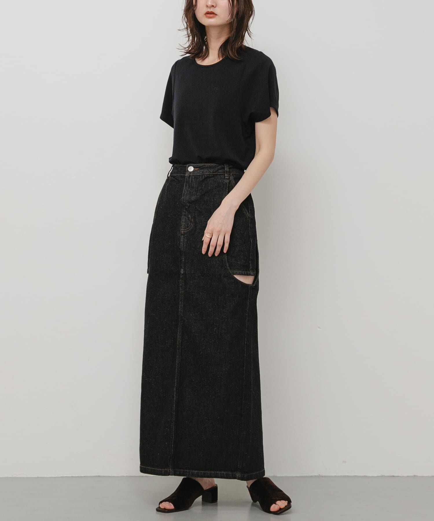 SENSE OF PLACE by URBAN RESEARCH「汗ジミ防止コクーンスリーブクルーネックTシャツ」|Tシャツ・カットソー|