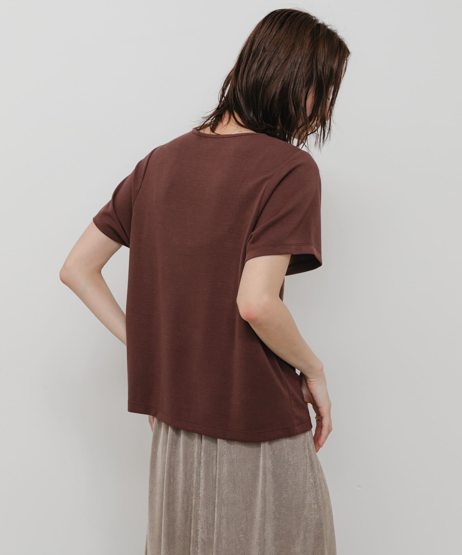 SENSE OF PLACE by URBAN RESEARCH「汗ジミ防止コクーンスリーブクルーネックTシャツ」|Tシャツ・カットソー|