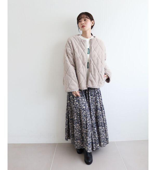  「リバーシブルタフタ&times;ファーキルトジャケット」|その他|