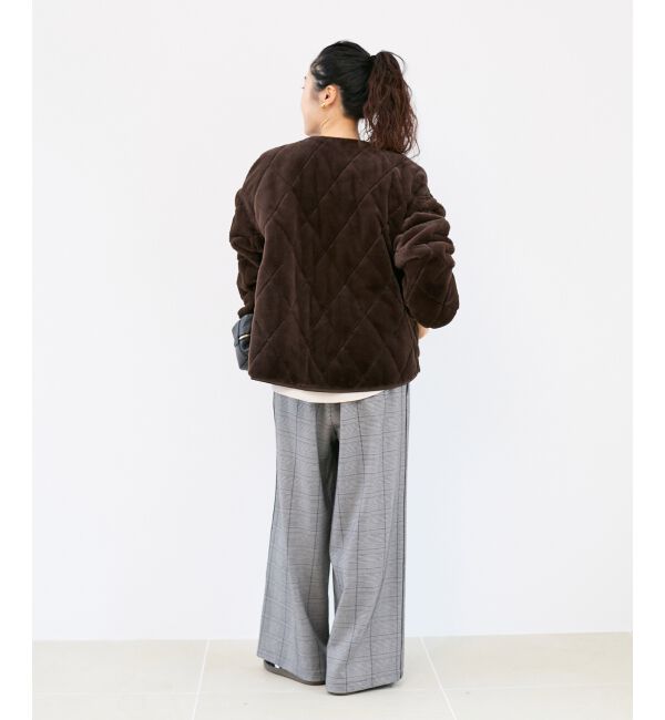  「リバーシブルタフタ&times;ファーキルトジャケット」|その他|