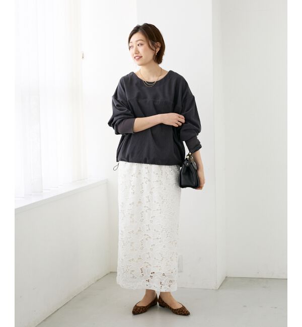  「《手洗い可能》カットコーデュロイ2WAYプル&times;スカートセット」|ワンピース|