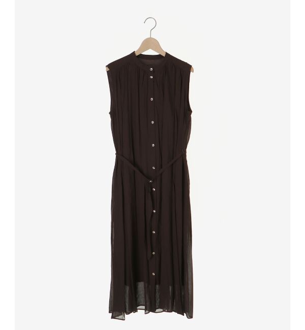  「シアーボイルノースリーブワンピース」|ワンピース|