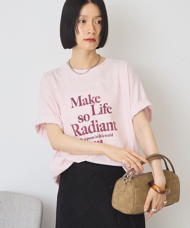AMERICAN HOLIC「フロッキープリントTシャツ」|Tシャツ・カットソー|