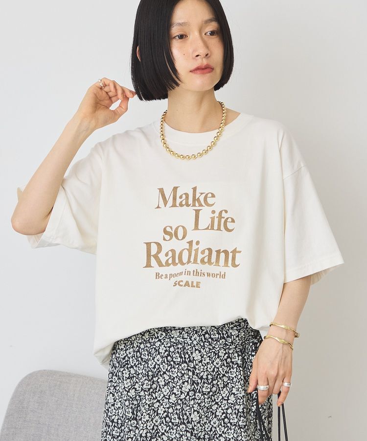 AMERICAN HOLIC「フロッキープリントTシャツ」|Tシャツ・カットソー|