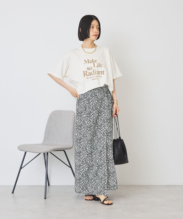 AMERICAN HOLIC「フロッキープリントTシャツ」|Tシャツ・カットソー|