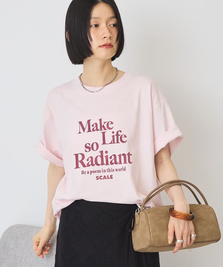AMERICAN HOLIC「フロッキープリントTシャツ」|Tシャツ・カットソー|
