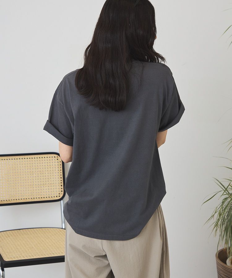 AMERICAN HOLIC「フロッキープリントTシャツ」|Tシャツ・カットソー|