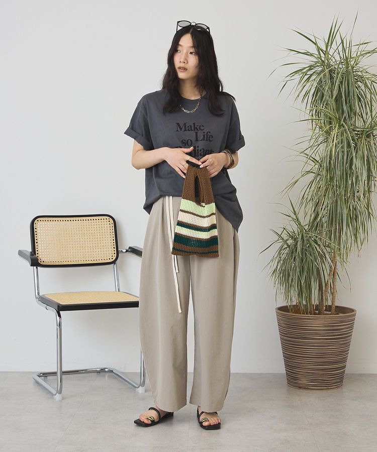 AMERICAN HOLIC「フロッキープリントTシャツ」|Tシャツ・カットソー|
