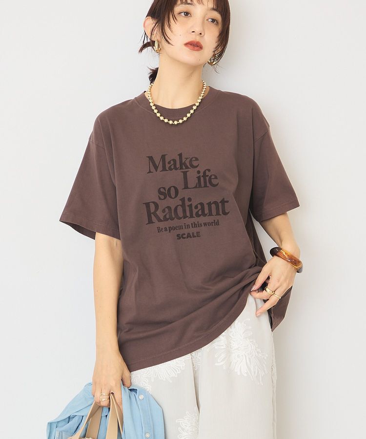 AMERICAN HOLIC「フロッキープリントTシャツ」|Tシャツ・カットソー|