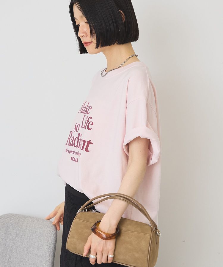 AMERICAN HOLIC「フロッキープリントTシャツ」|Tシャツ・カットソー|
