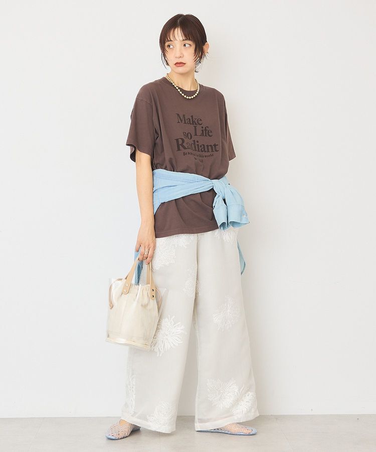 AMERICAN HOLIC「フロッキープリントTシャツ」|Tシャツ・カットソー|