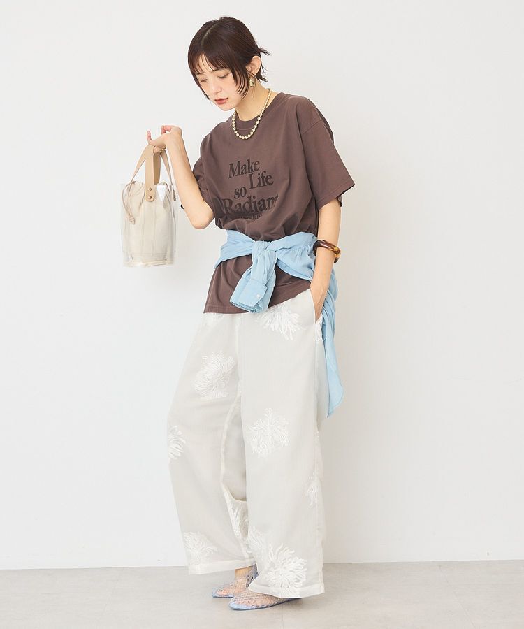 AMERICAN HOLIC「フロッキープリントTシャツ」|Tシャツ・カットソー|