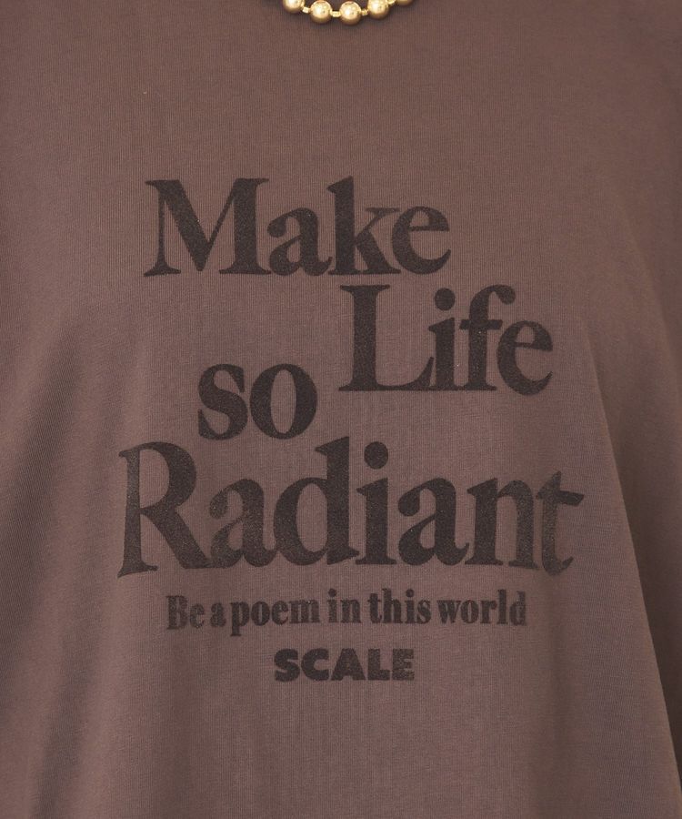 AMERICAN HOLIC「フロッキープリントTシャツ」|Tシャツ・カットソー|