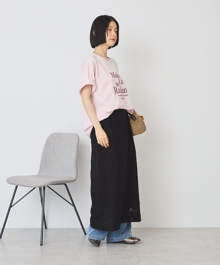 AMERICAN HOLIC「フロッキープリントTシャツ」|Tシャツ・カットソー|