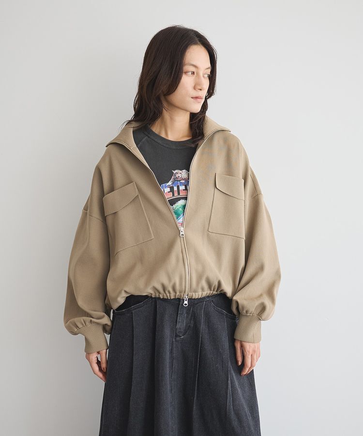 GARAGE OF GOOD CLOTHING「総針ニットWzipブルゾン」|ブルゾン・スタジャン|