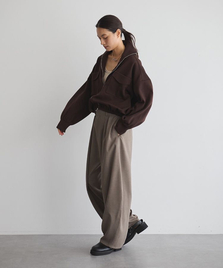 GARAGE OF GOOD CLOTHING「総針ニットWzipブルゾン」|ブルゾン・スタジャン|