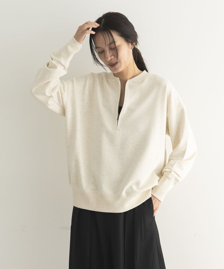 GARAGE OF GOOD CLOTHING「【日本製】リブ付きファスナープルオーバー」|スウェット・ジャージ|