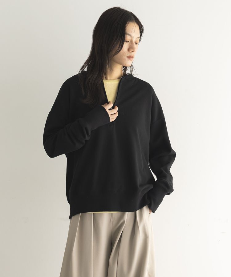 GARAGE OF GOOD CLOTHING「【日本製】リブ付きファスナープルオーバー」|スウェット・ジャージ|