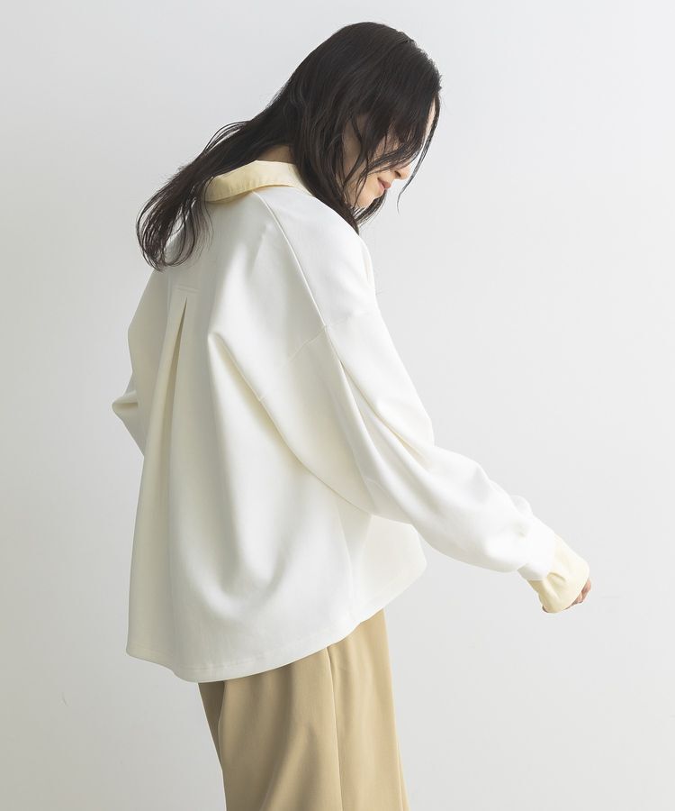 GARAGE OF GOOD CLOTHING「レイヤード風クレリックプルオーバー」|スウェット・ジャージ|
