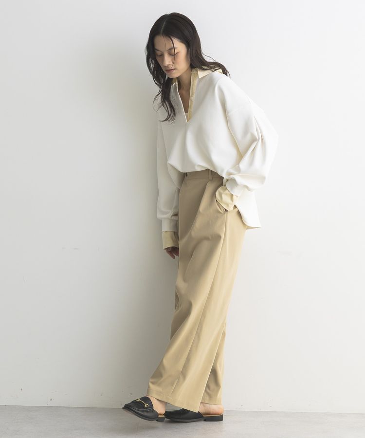 GARAGE OF GOOD CLOTHING「レイヤード風クレリックプルオーバー」|スウェット・ジャージ|