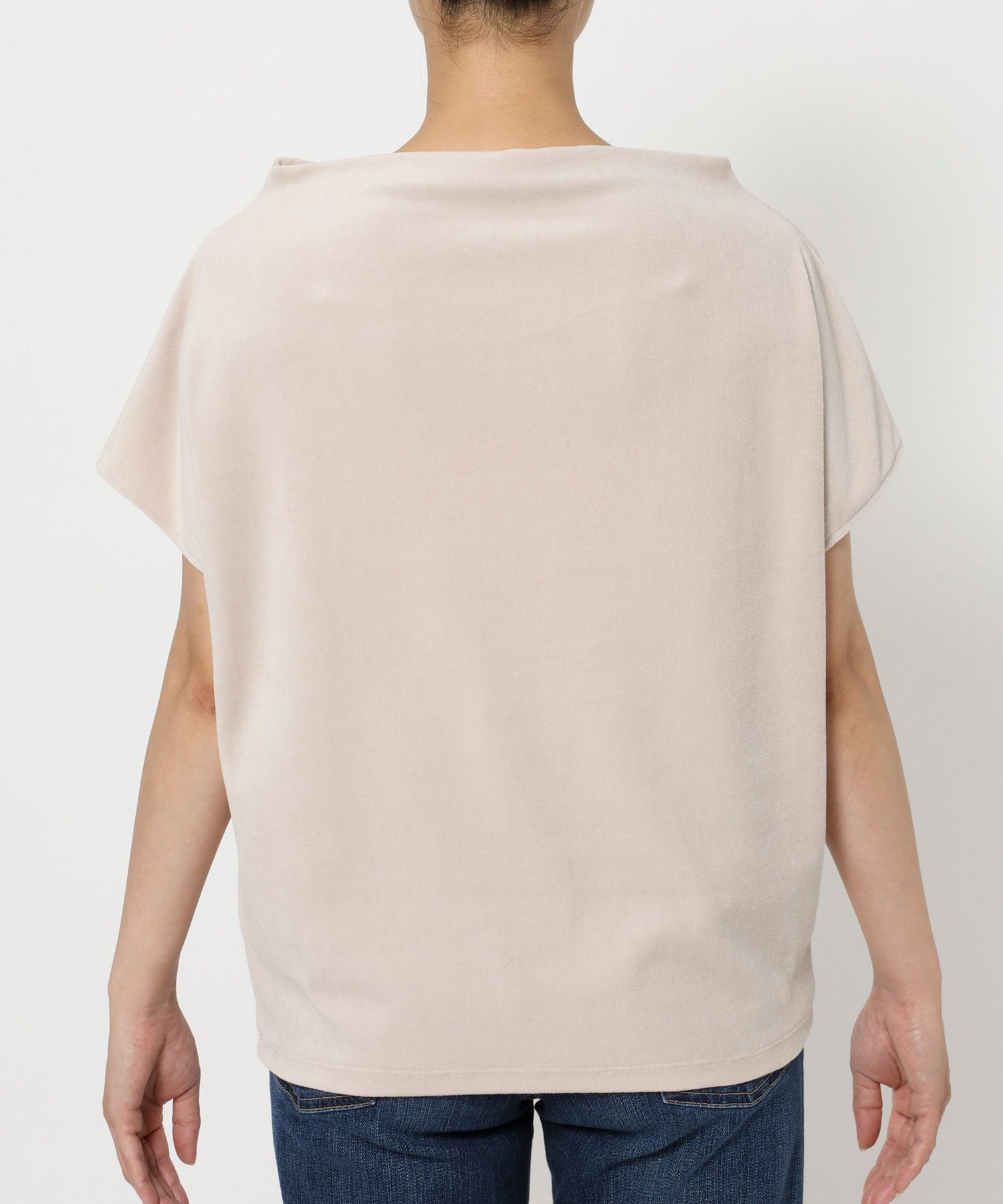 BABYLONE「【洗濯可】ベロアニュアンスカットソー」|Tシャツ・カットソー|