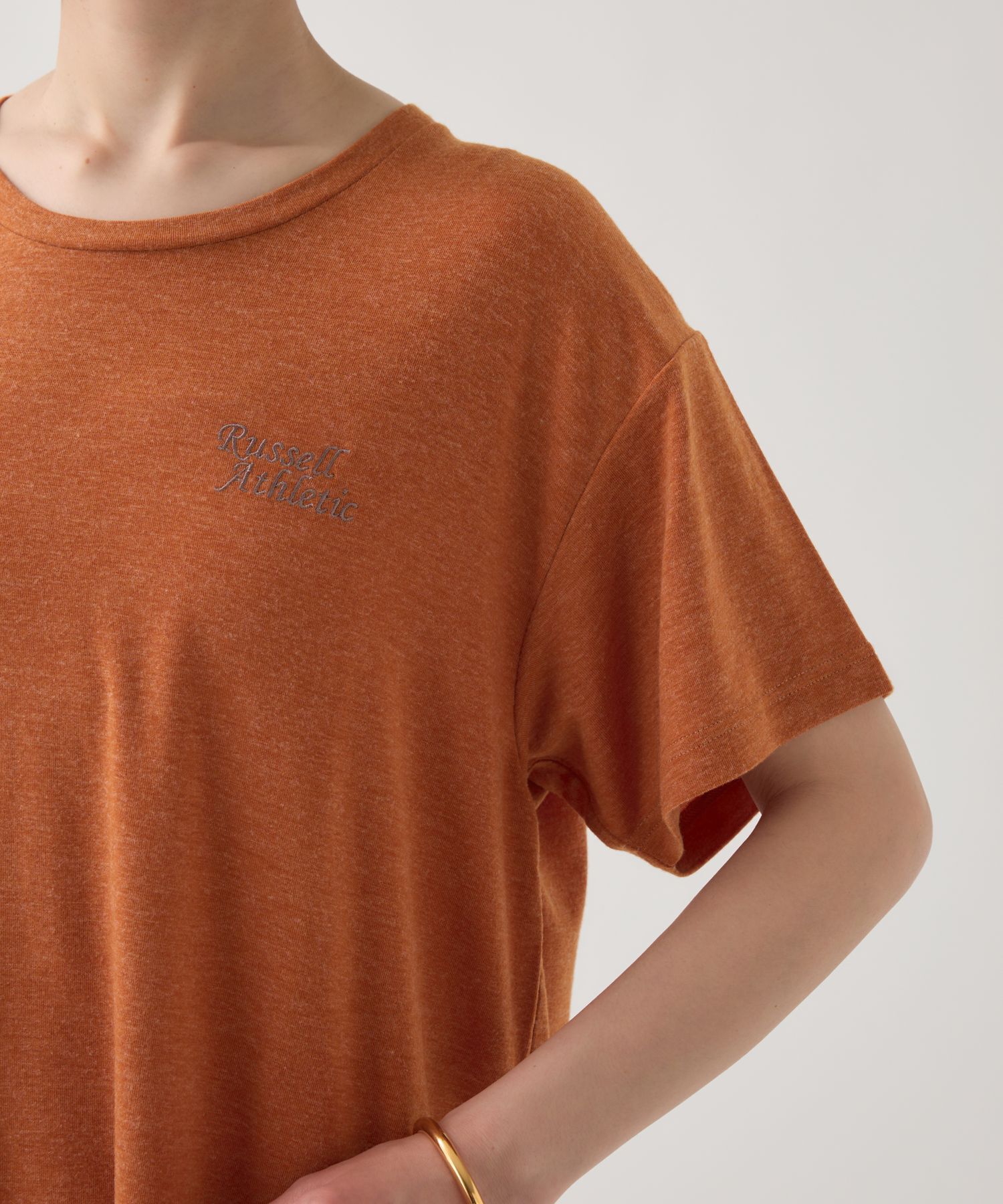  「【RUSSELL ATHLETIC】＜別注＞スラブロゴT」|Tシャツ・カットソー|