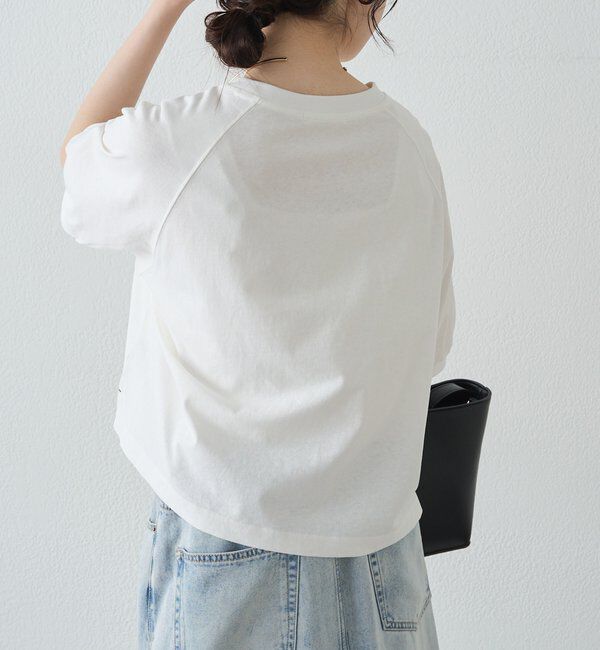  「【汗ジミ防止加工】ロゴプリントTシャツ」|プルオーバー|