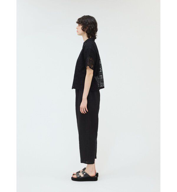 mizuiro ind「mizuiro ind タイルレースシャツ」|シャツ・ブラウス|