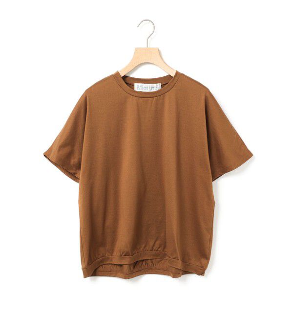 MidiUmi「MidiUmi ギャザードルマンスリーブプルオーバー」|Tシャツ・カットソー|