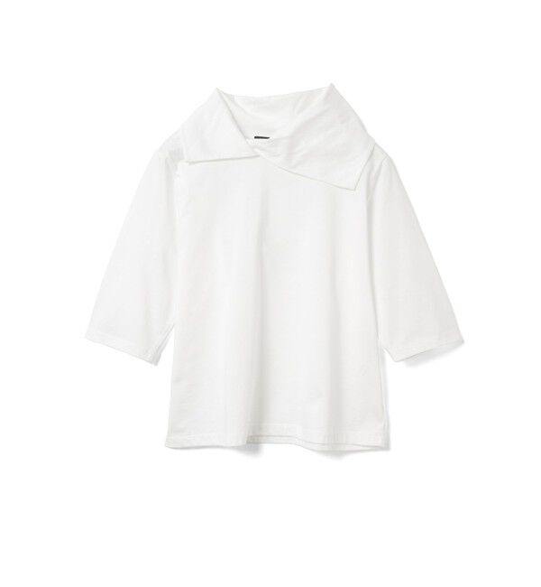 mizuiro ind「mizuiro ind ドレープカラープルオーバー」|Tシャツ・カットソー|