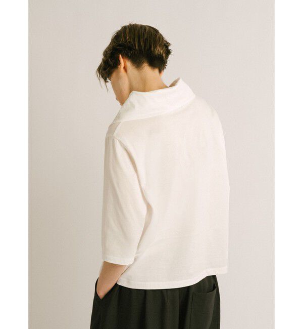 mizuiro ind「mizuiro ind ドレープカラープルオーバー」|Tシャツ・カットソー|