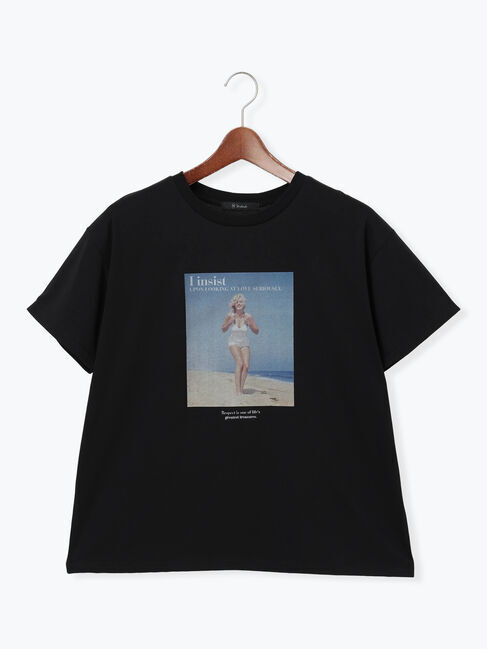 Te chichi「マリリンモンロービーチフォトTシャツ」|Tシャツ・カットソー|